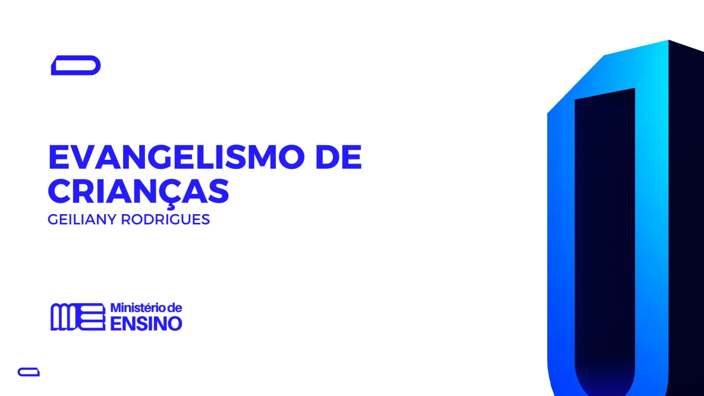 EVANGELISMO DE CRIANÇAS